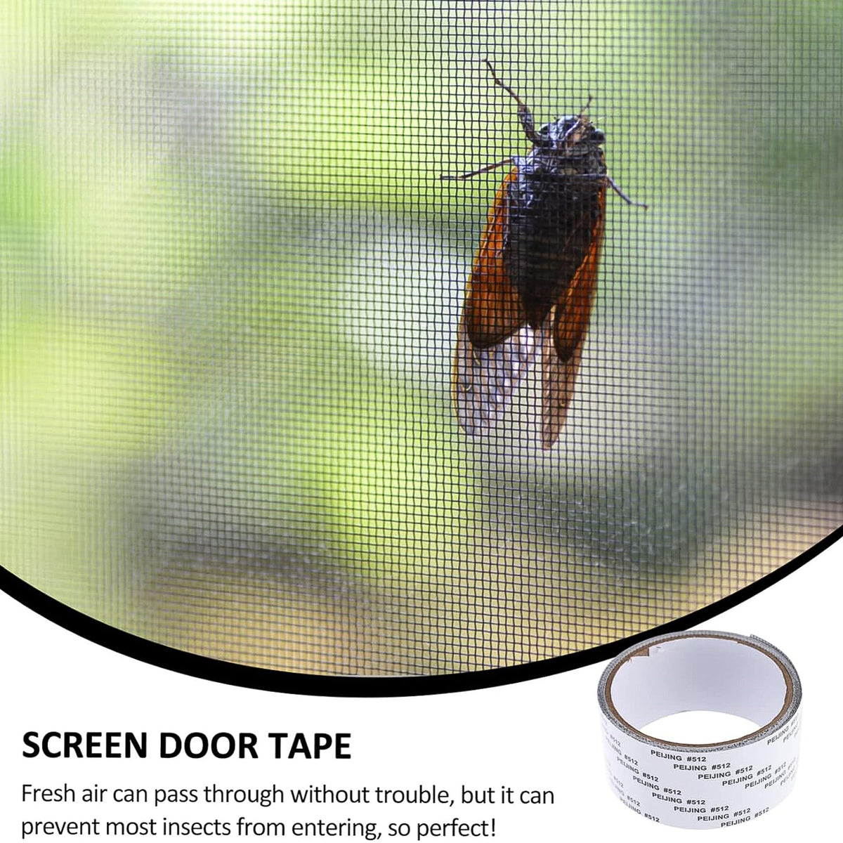 Self-adhesive Mosquito Net Repair Tape 2m X 5cm Roll 1 Pc